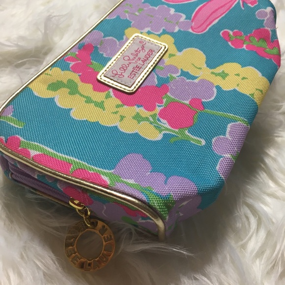 Lilly Pulitzer for Estée Lauder Cosmetic Bag NEW - Picture 4 of 5